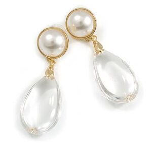 Crystal drop earrings M257